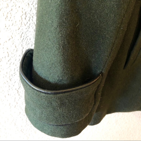 Espirit Dark Green Wool Peacoat - Picture 2 of 8